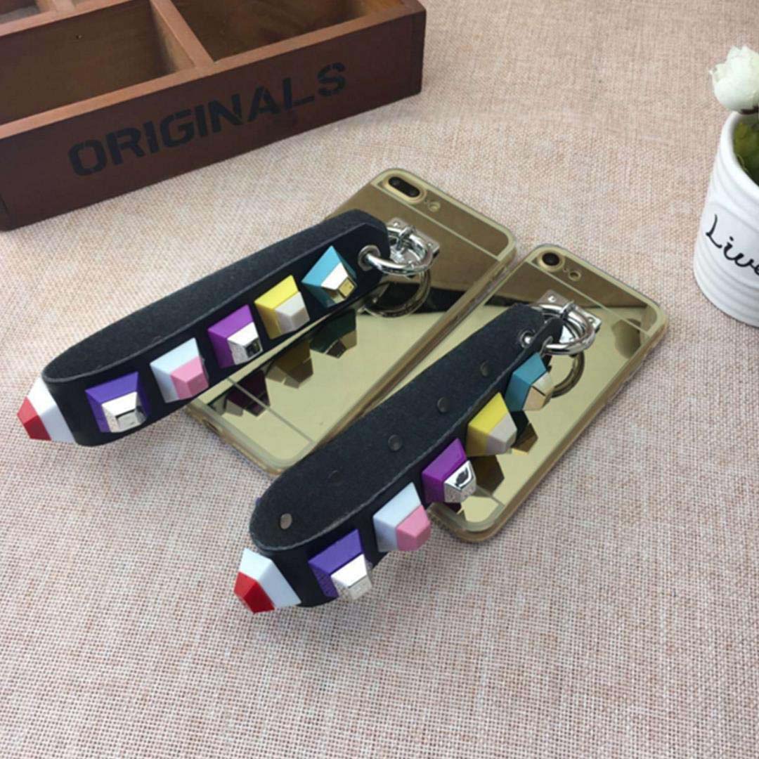 NNEAGS Luxury Fashionable Slim Durable Gold Mirror Back iPhone Case 6s Plus