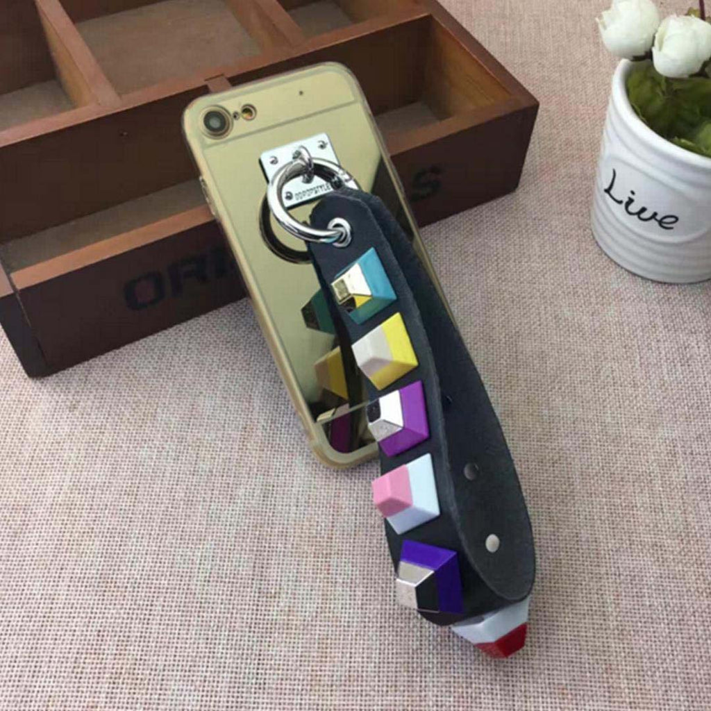 NNEAGS Luxury Fashionable Slim Durable Gold Mirror Back iPhone Case 6s Plus